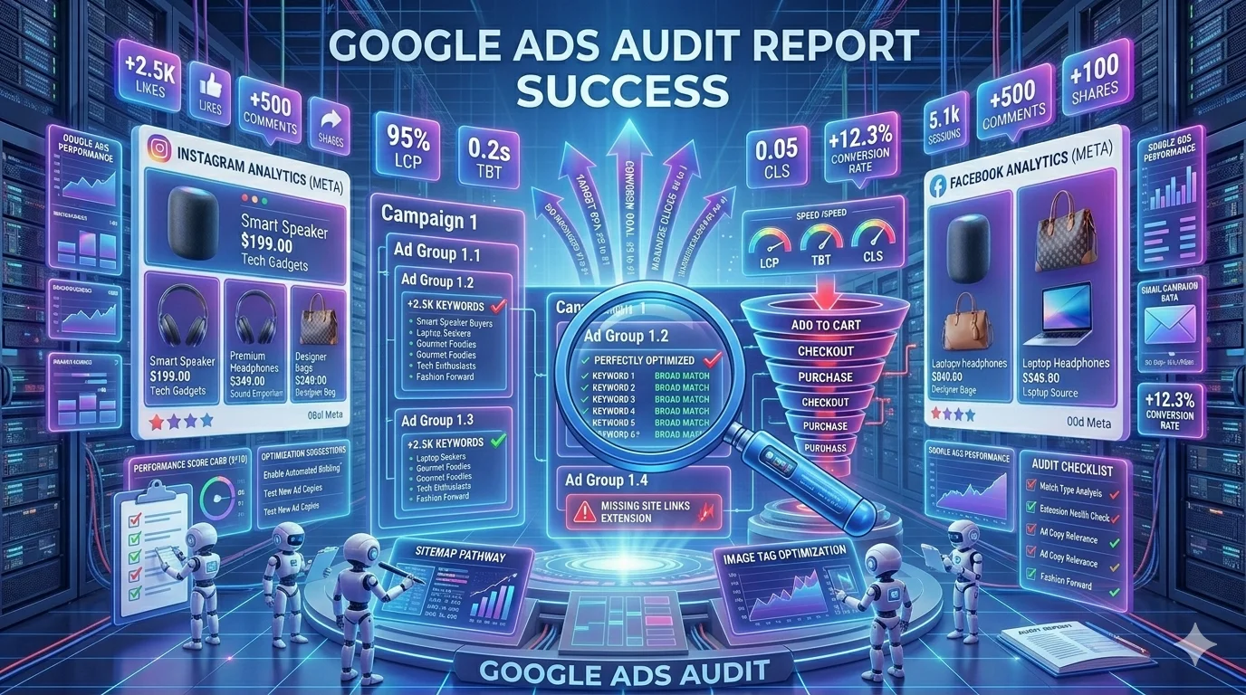 Аудит Google Ads, перевірка акаунту